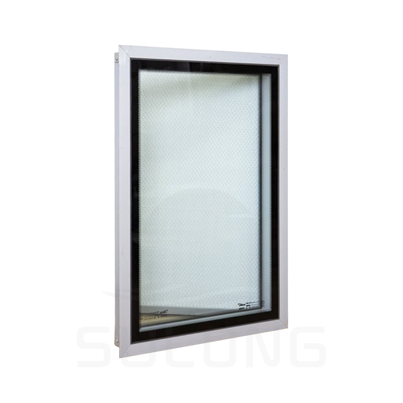 Clamp-on isolerat glas renrumsfönster